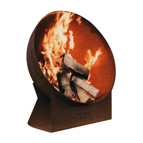 Bol de feu bowl avec socle